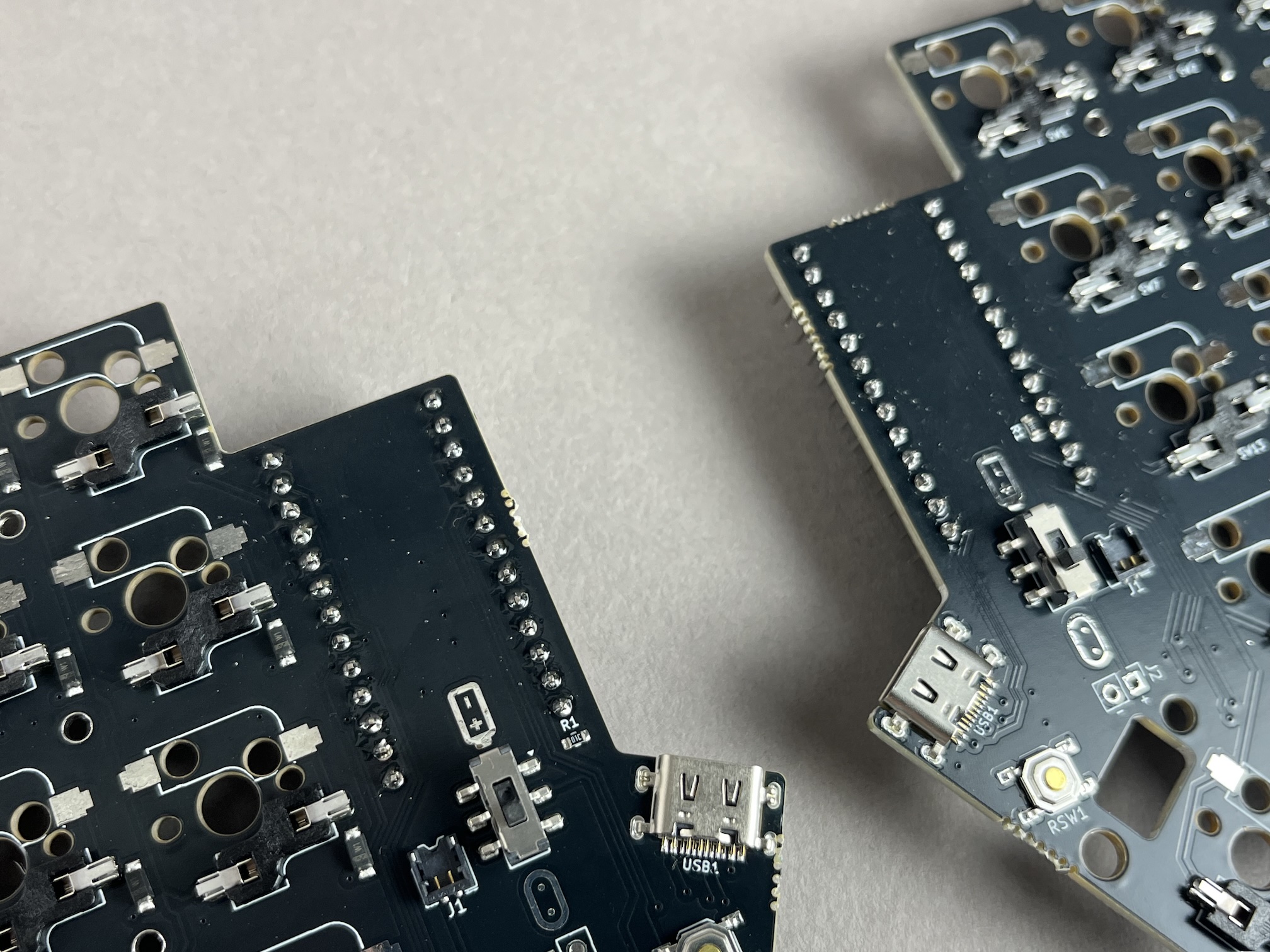 Solder header pins