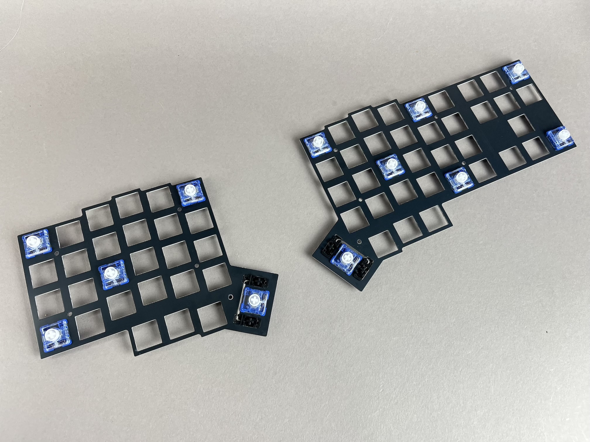 Add switches to plate
