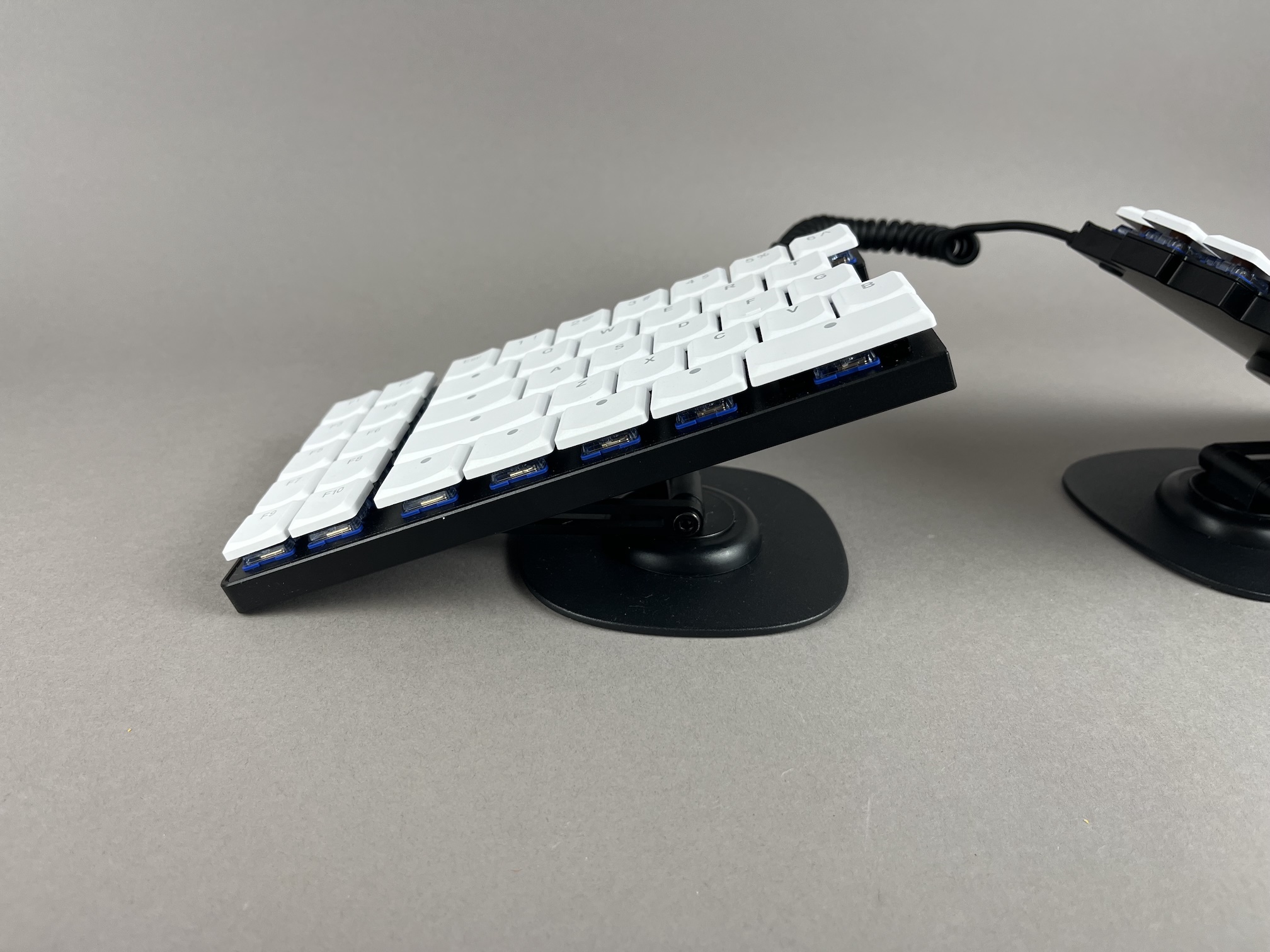 Place on tenting stand