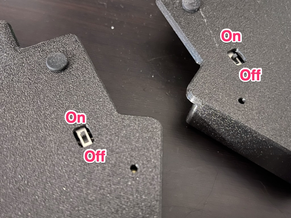 Power switch On